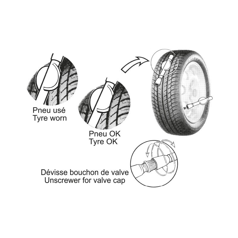 Bouchon de valve de pneu de voiture, Cadeau d'entreprise, Bouchon de pneu  personnalisé / valve