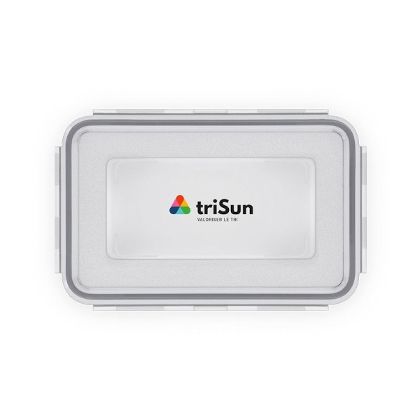 Boite alimentaire personnalisée transparente