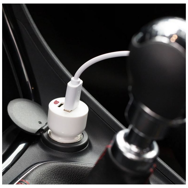 Adaptateur double voiture Chargeur USB Allume Cigare personnalisé