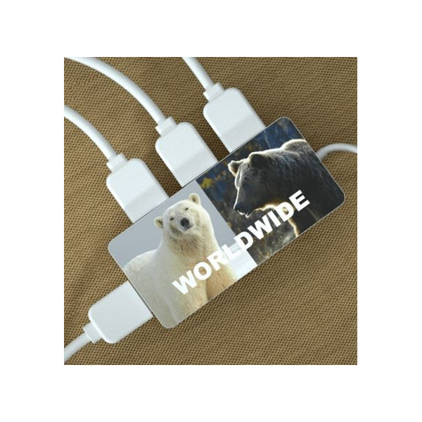 Hub USB de voyage personnalisé - Cadeauweb