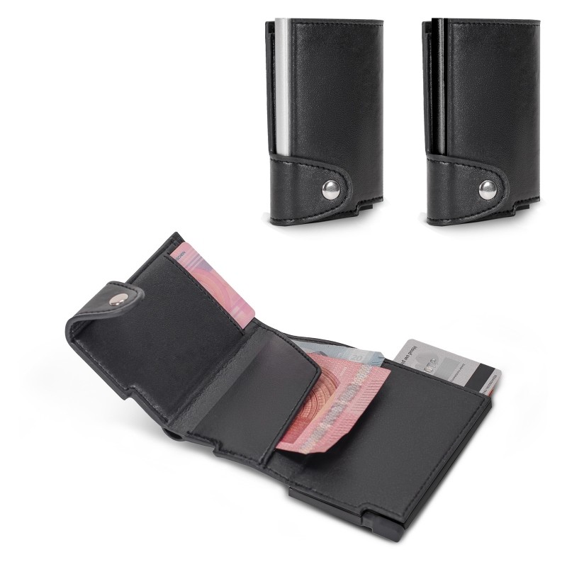 Porte-cartes et portefeuille XL anti RFID C-Secure publicitaire
