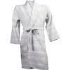 Peignoir personnalisable HAMMAM 100% coton oekotex avec rayures en couleurs