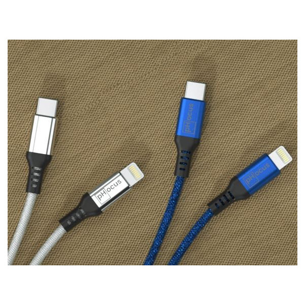 Câble de charge rapide personnalisé  coloré "ONE" type C ou Lightning