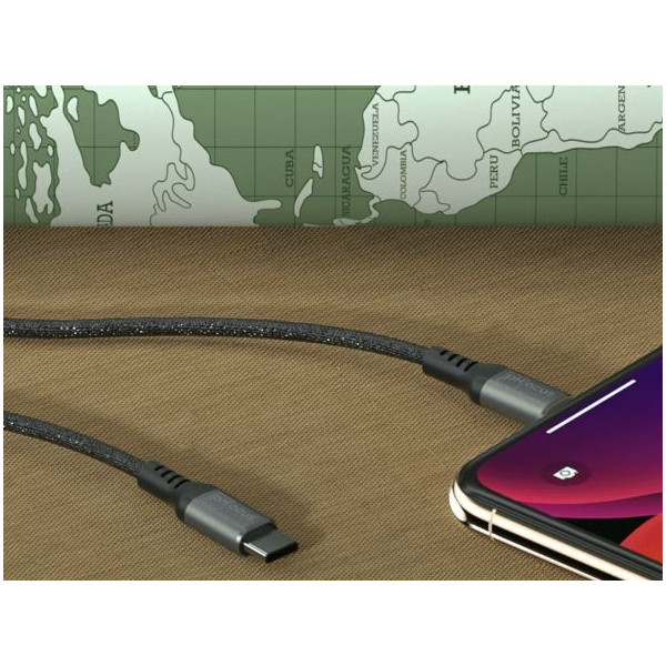 Câble de charge rapide personnalisé  coloré "ONE" type C ou Lightning