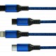 Câble de charge rapide personnalisé  coloré "ONE" type C ou Lightning