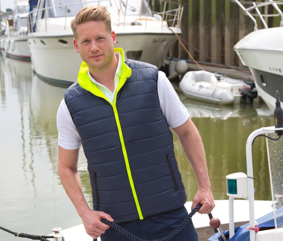 gilet jaune reversible