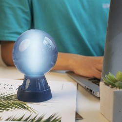 Lampe sans fil personnalisée recyclable XOOPAR Mr BIO avec LED 