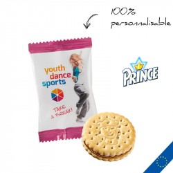 Mini biscuit Prince personnalisé - lot de 500 sachets