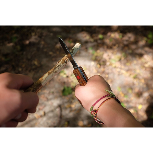 Couteau enfant personnalisé bout arrondi "AVENTURIER"