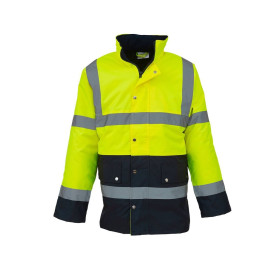 Parka Haute Visibilité bicolore personnalisée