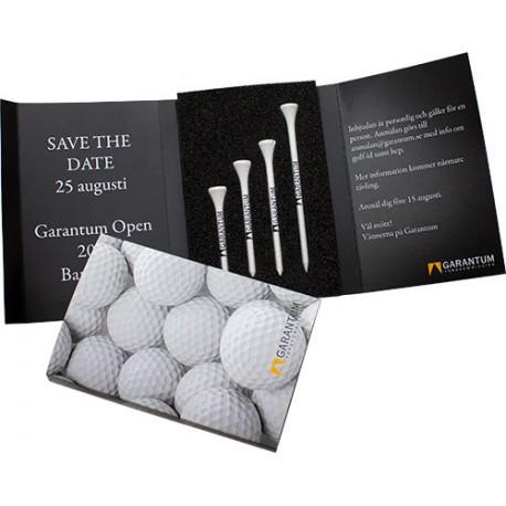 Carton invitation tee de golf publicitaire