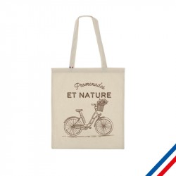 Tote bag personnalisé fabriqué et tissé en France "ARTHUR"