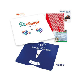 Disque de stationnement personnalisé