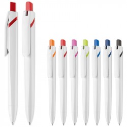 Stylo BIC M10 - White imprimé et personnalisé pour votre