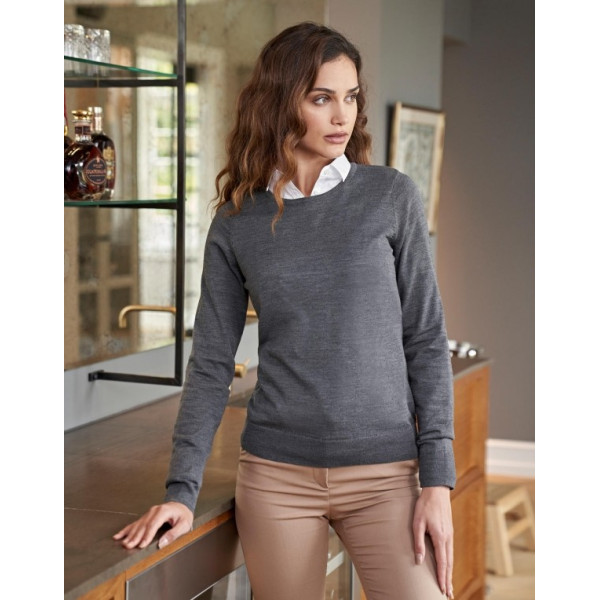 Pull personnalisé "REGALUS" avec laine mérinos - Coupes H et F