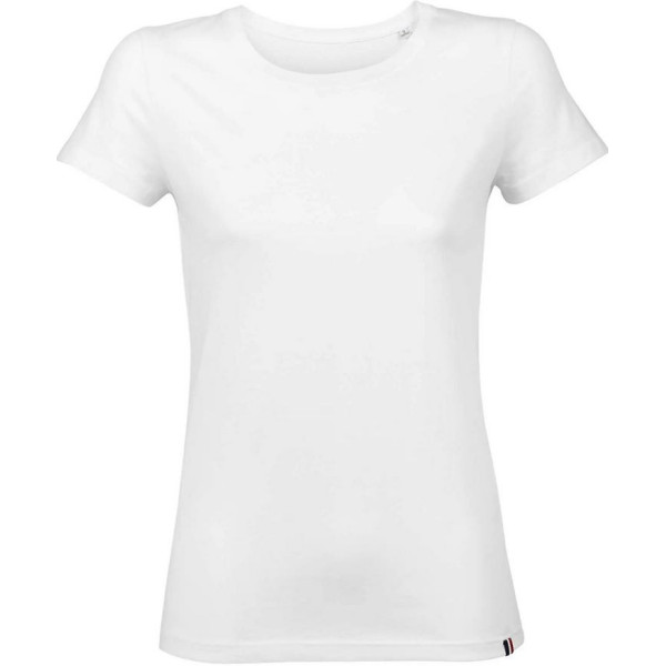 Tee-shirt personnalisé en coton léger "Jeanne et Martin" fabriqué en FRANCE - Blanc