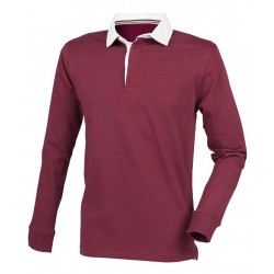 Polo rugby personnalisé "FIELDS" Premium - Col rayé et toucher doux