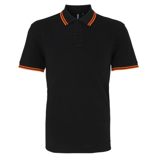 Polo personnalisé "TEAM" avec rayures contrastées