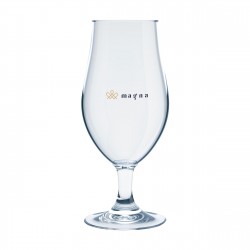 Verre à bière personnalisé "TULIPE" incassable en pinte 500ml
