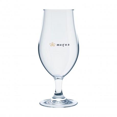 Verre à bière personnalisé "TULIPE" incassable en pinte 500ml