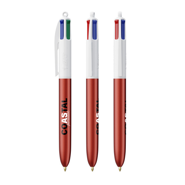Stylo BIC 4 Couleurs Glacé personnalisé