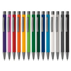 Stylo aluminium personnalisé avec toucher gomme "VEGA" en 14 couleurs