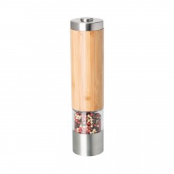 moulin à poivre et sel personnalisable en bambou et métal "CAHLI" cadeauweb