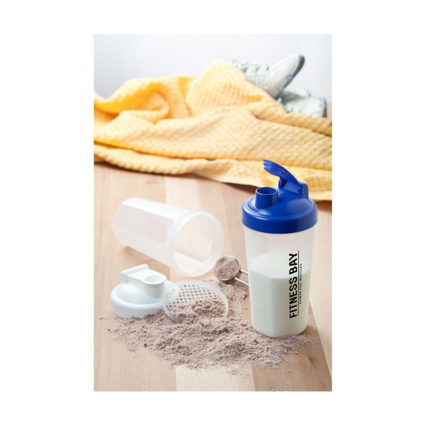 Shaker personnalisé doseur protéine 60cl fabriqué en Europe "BOOST"