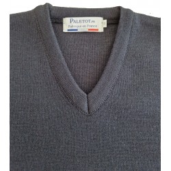 Pull adulte fabriqué en France avec laine Mérinos "PALETOT"