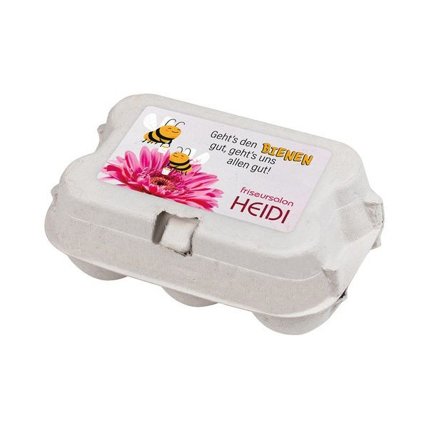 Oeuf de graines à planter publicitaire