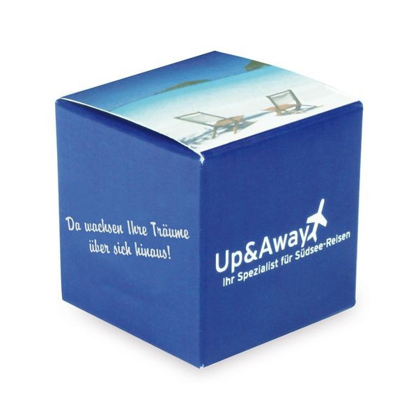 Mini carré de jardin personnalisé avec cube de coco et graines de cresson "MINO"