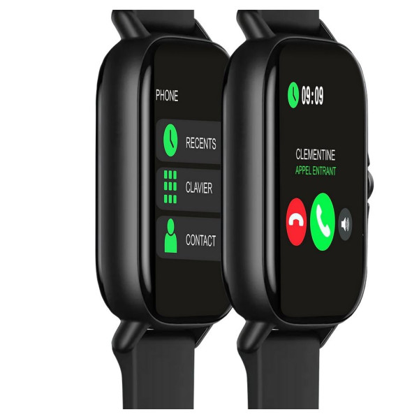 Montre TELEFUNKEN P2 tlsm06 phase 2 personnalisée avec logo sur bracelet "toucha"