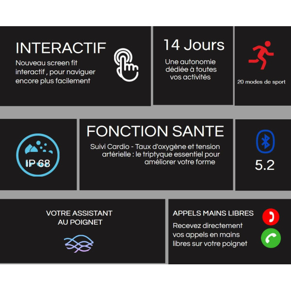 Montre TELEFUNKEN P2 tlsm06 phase 2 personnalisée avec logo sur bracelet "toucha"