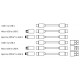 Câble de charge rapide 6 en 1 personnalisable "XTRA" avec couleurs configurables - reflects reeves myCONVERTICS