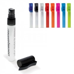 Spray antibactérien personnalisé en tube de 8ml de différentes couleurs