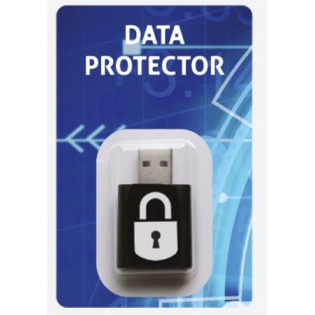 Data blocker USB personnalisé avec cartonnette sous blister