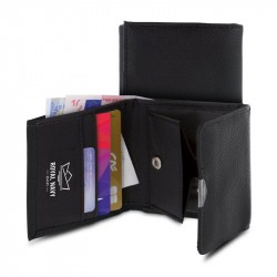 Portefeuille porte-monnaie personnalisé "BLACK"