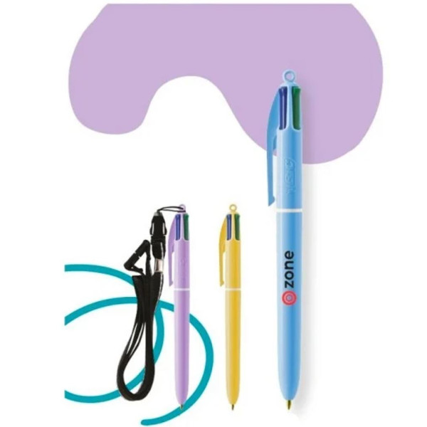 Stylo BIC® 4 couleurs PASTEL sur CADEAUWEB