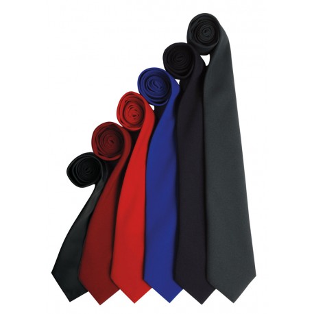 Cravate personnalisée unie