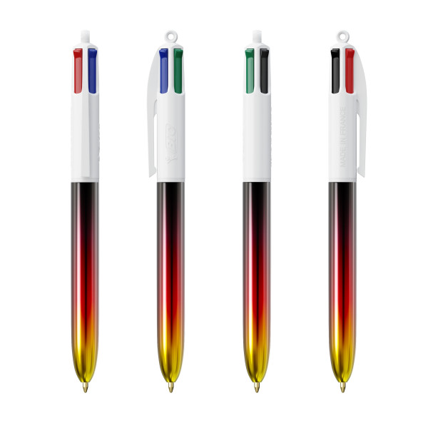 Stylo BIC 4 Couleurs personnalisé "Flags"
