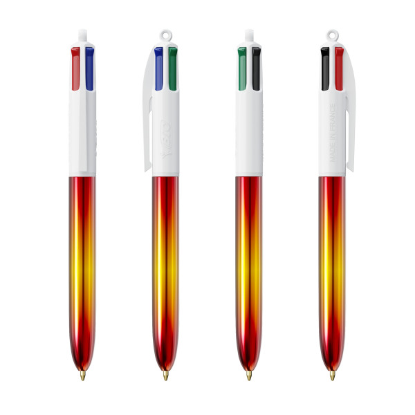 Stylo BIC 4 Couleurs personnalisé "Flags"