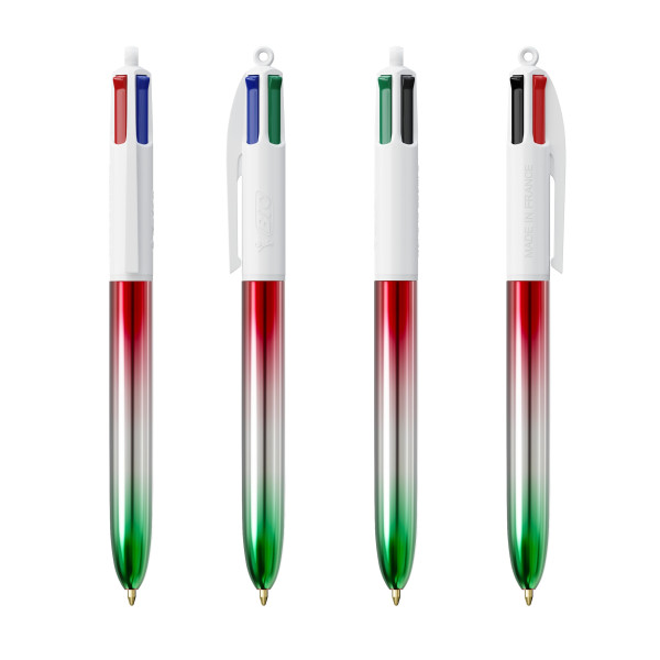 Stylo BIC 4 Couleurs personnalisé "Flags"