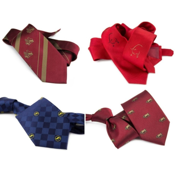 Cravate d'entreprise personnalisée avec un logo