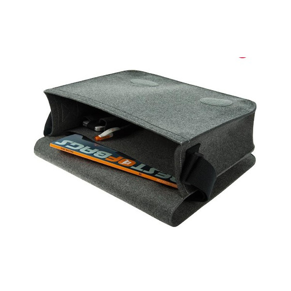 Sacoche feutre personnalisable a rabat