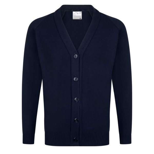 Cardigan pour uniforme scolaire "CAMILLE" en acrylique - 9 couleurs au choix