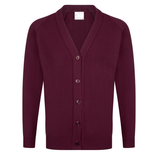 Cardigan pour uniforme scolaire "CAMILLE" en acrylique - 9 couleurs au choix