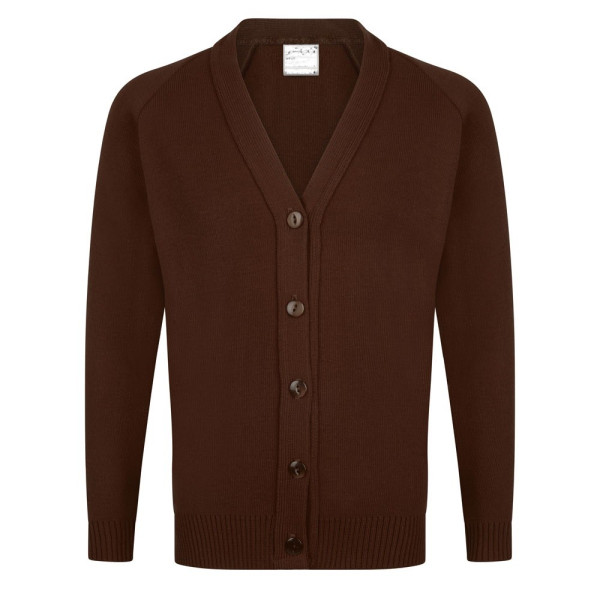 Cardigan pour uniforme scolaire "CAMILLE" en acrylique - 9 couleurs au choix