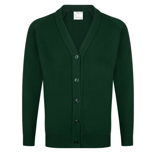 Cardigan pour uniforme scolaire "CAMILLE" en acrylique - 9 couleurs au choix