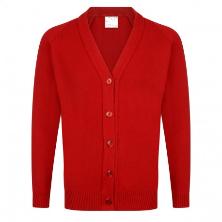 Cardigan pour uniforme scolaire "CAMILLE" en acrylique - 9 couleurs au choix