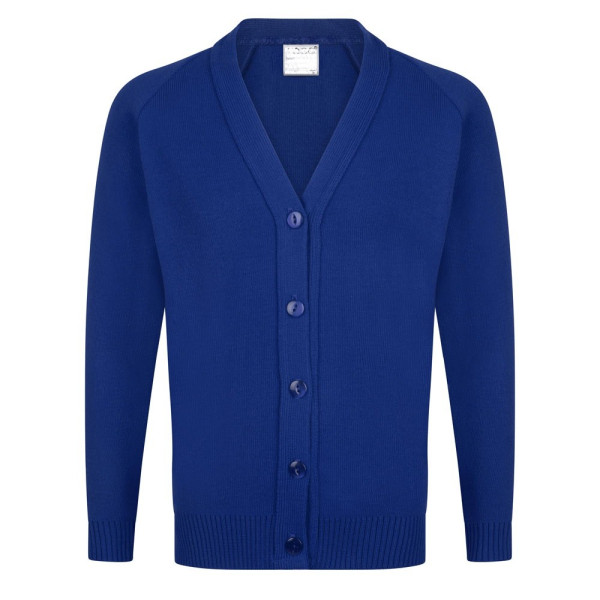 Cardigan pour uniforme scolaire "CAMILLE" en acrylique - 9 couleurs au choix